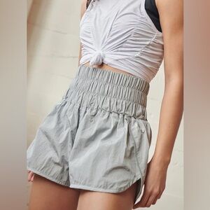 Free People Movement The Way Home Shorts light Gray arctic mist